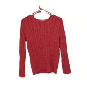 St John's Bay Red Pullover Women's Sweater Large